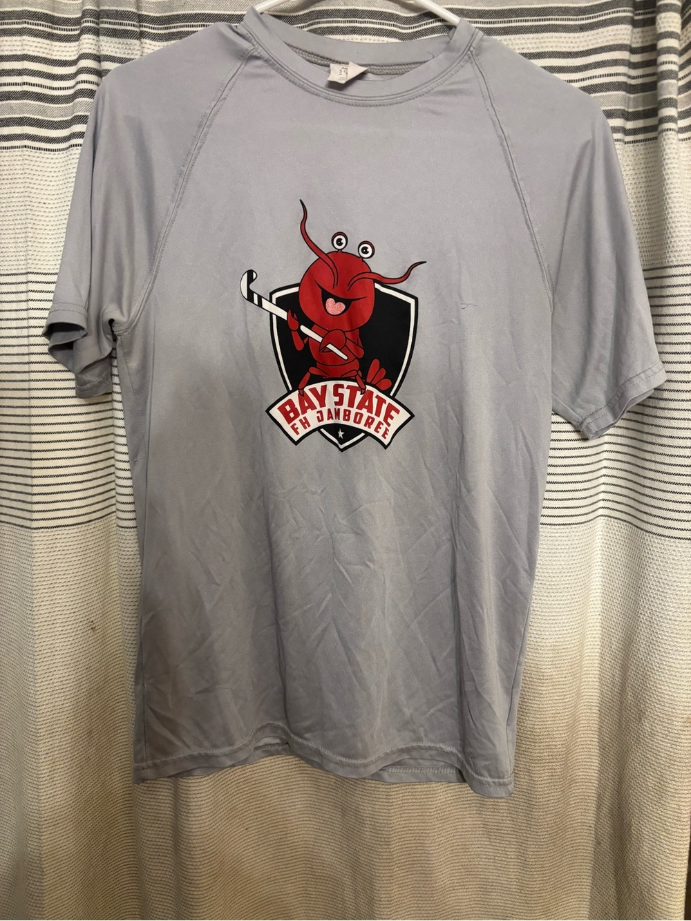 Augusta Sportswear Light Gray Bay State Field Hockey Tee